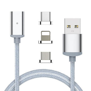 METAL BRAIDED PREMIUM QUALITY MAGNETIC CHARGING CABLE