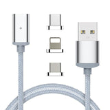 METAL BRAIDED PREMIUM QUALITY MAGNETIC CHARGING CABLE