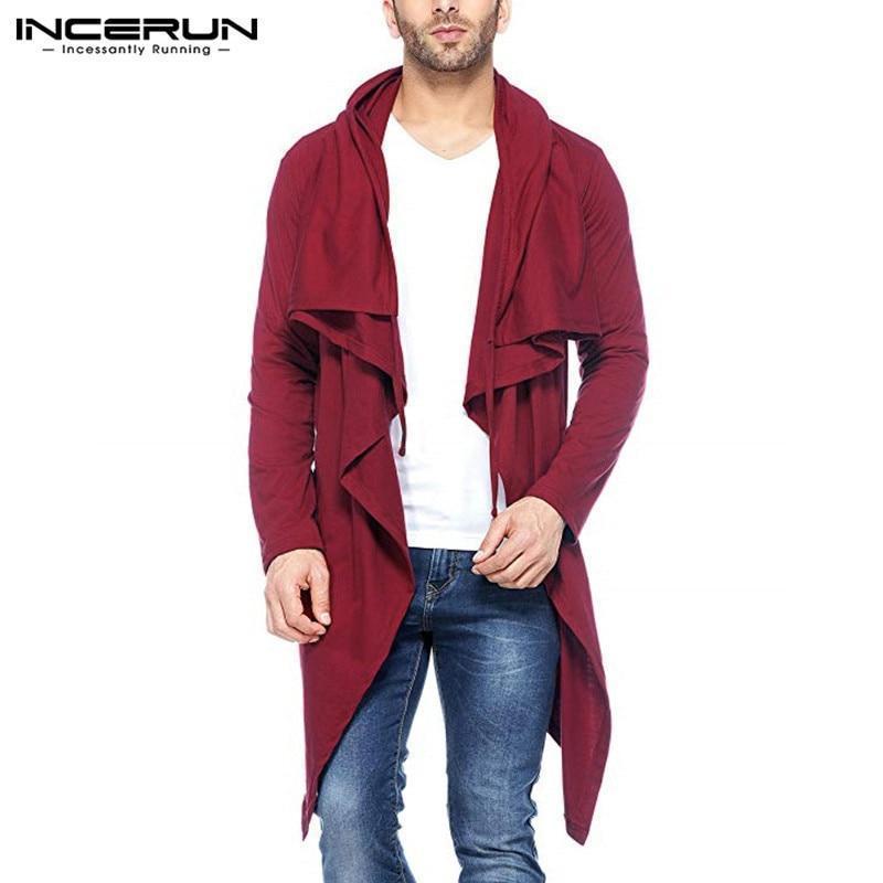 Mens Waterfall Cardigan Fashion Hoodies